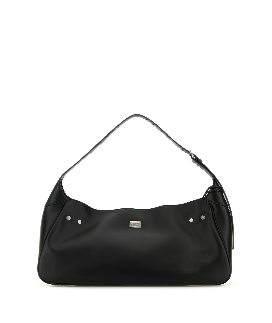 BALENCIAGA Черная кожаная сумка через плечо, фото 3