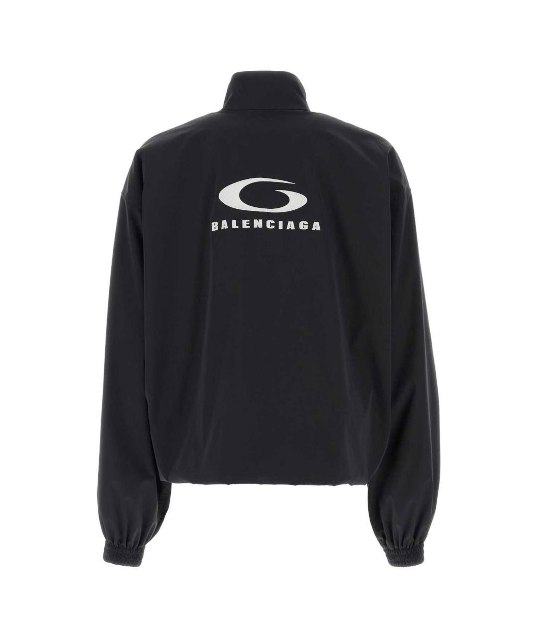 BALENCIAGA Черная полиэстеровая куртка, фото 2