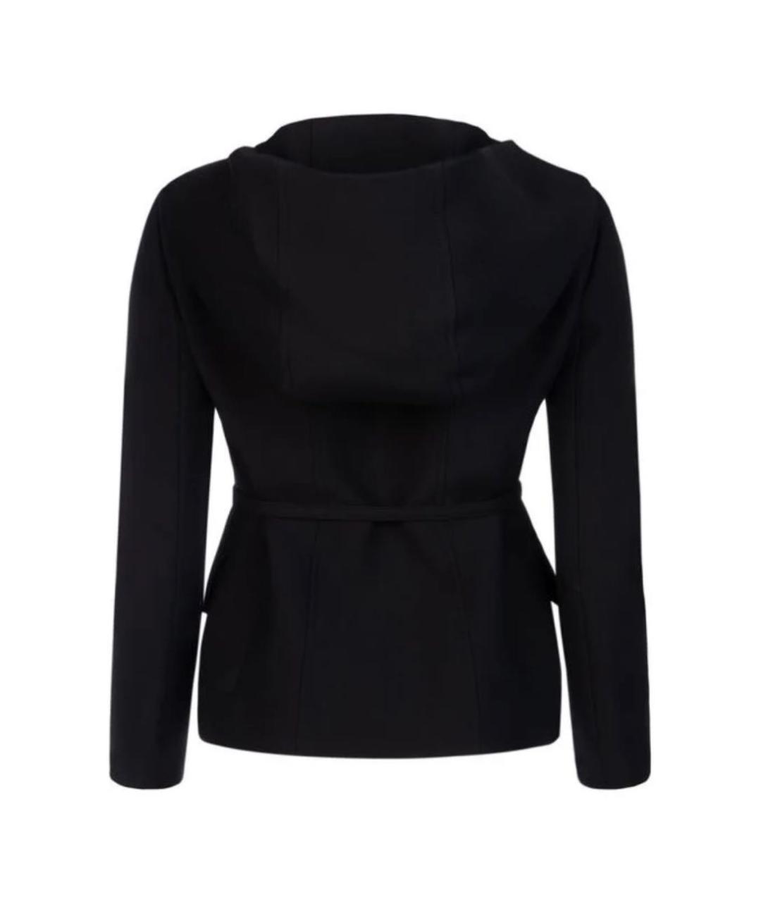 CHRISTIAN DIOR Черный шерстяной жакет/пиджак, фото 2