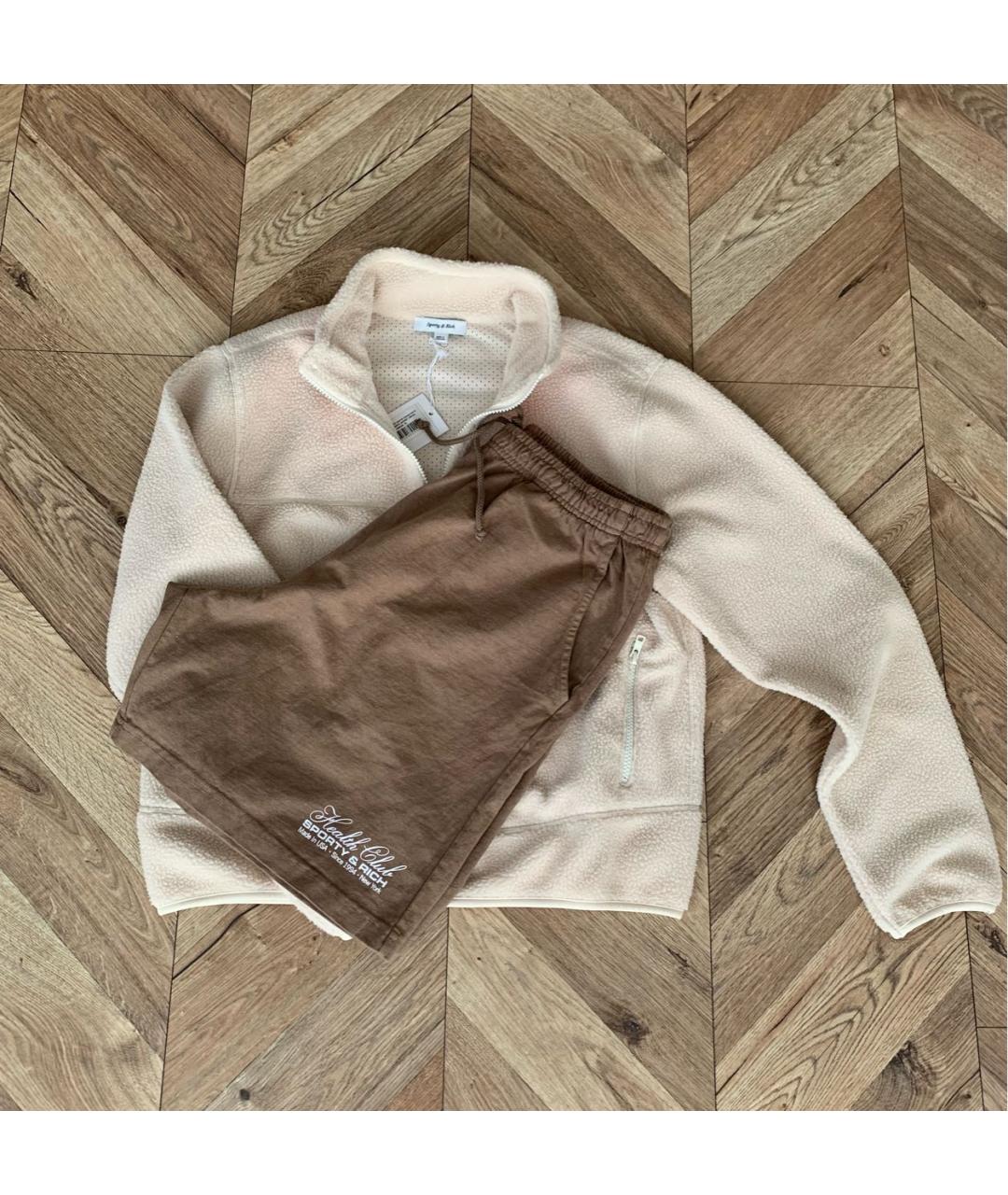 SPORTY AND RICH Коричневый спортивные костюмы, фото 3