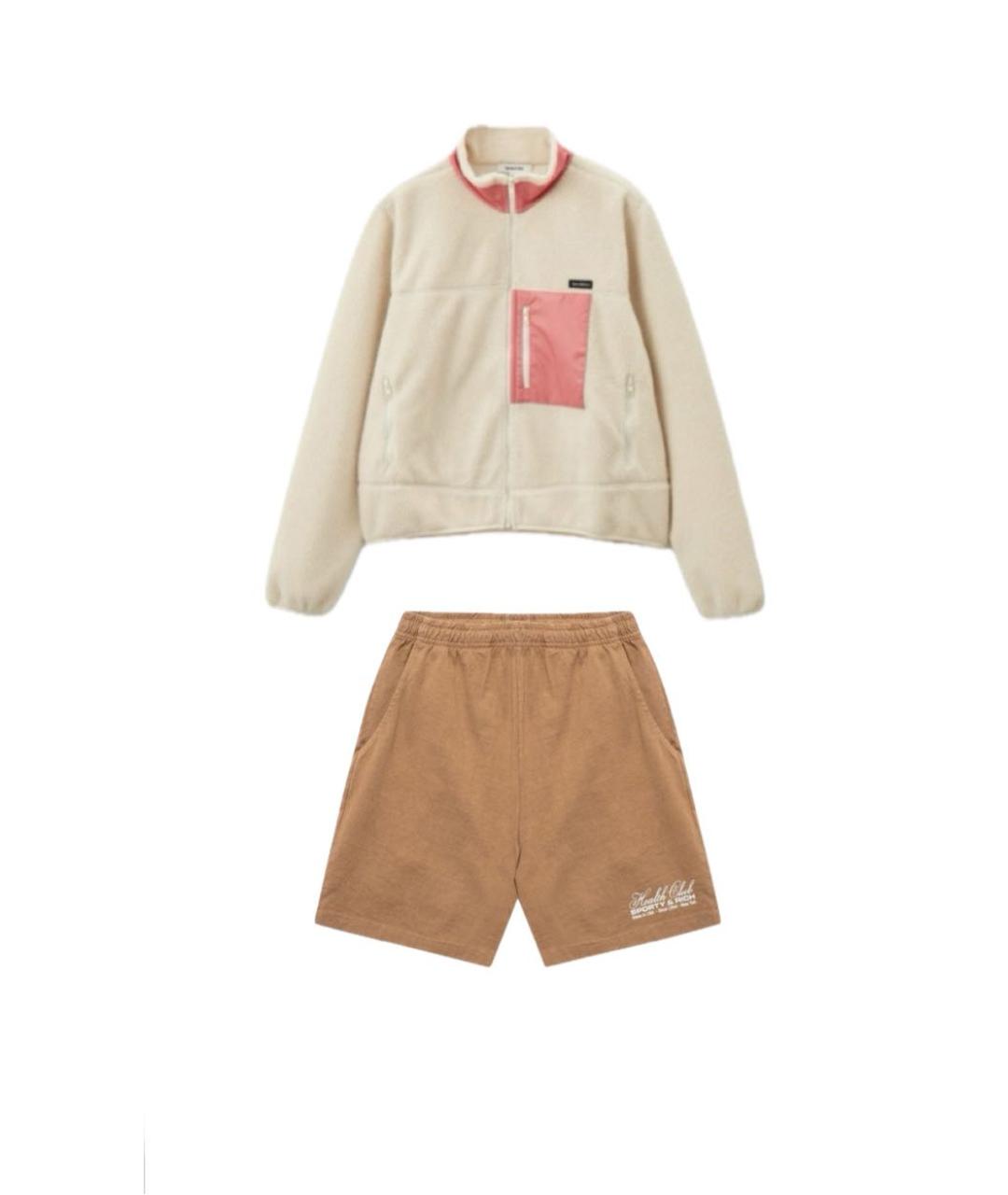 SPORTY AND RICH Коричневый спортивные костюмы, фото 9