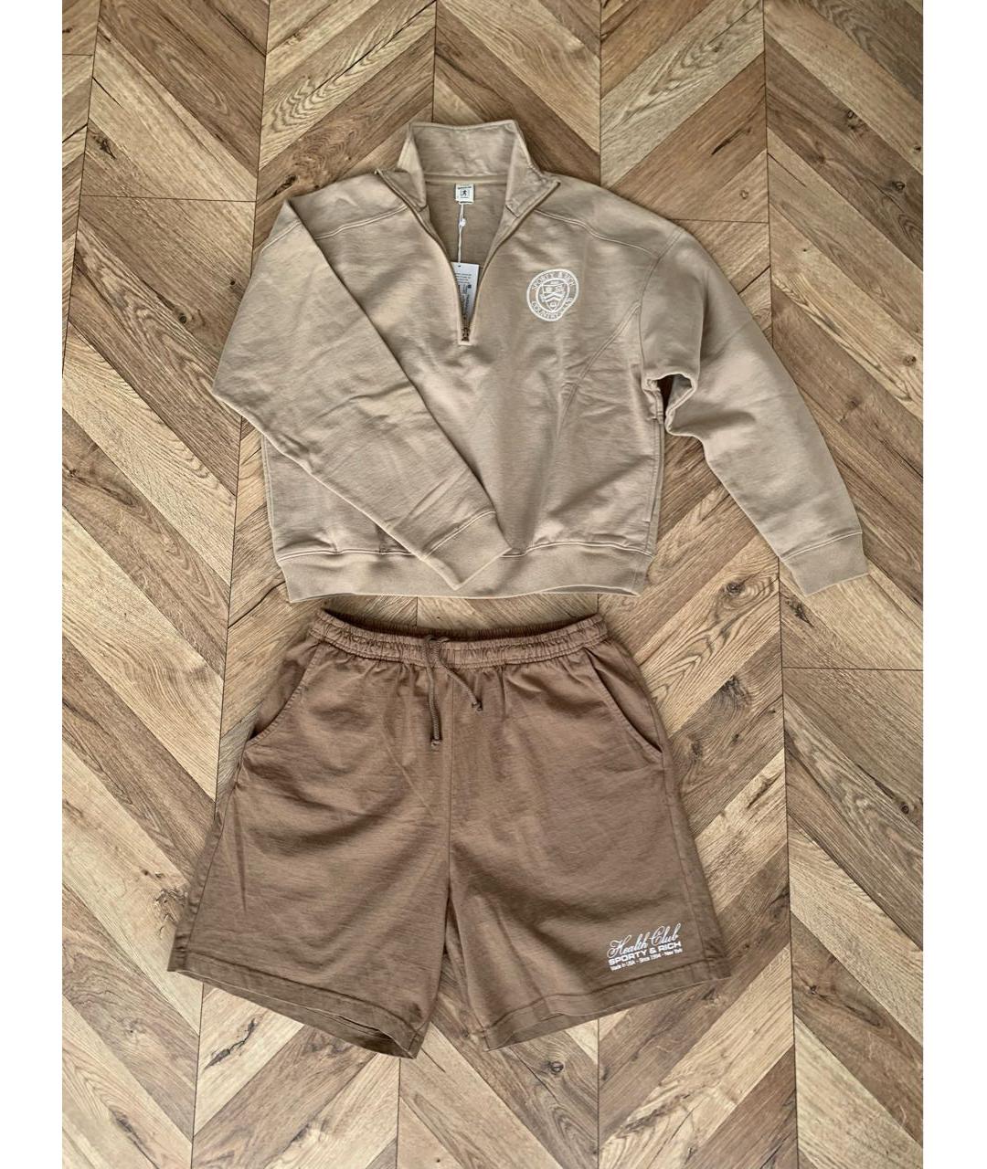 SPORTY AND RICH Бежевый хлопковый спортивные костюмы, фото 6