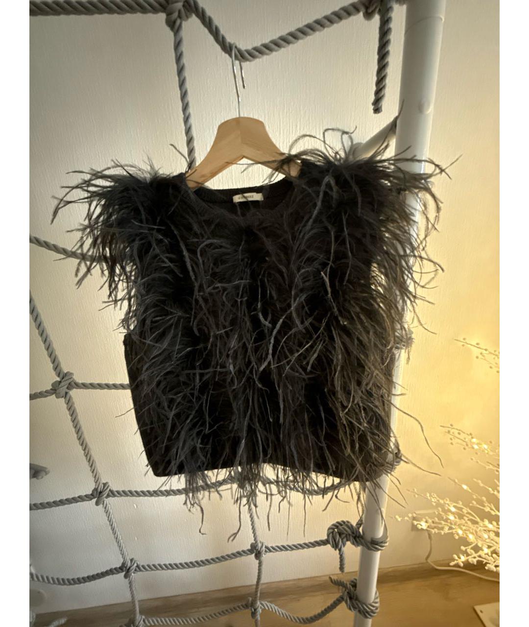 12 STOREEZ Антрацитовая хлопковая блузы, фото 5