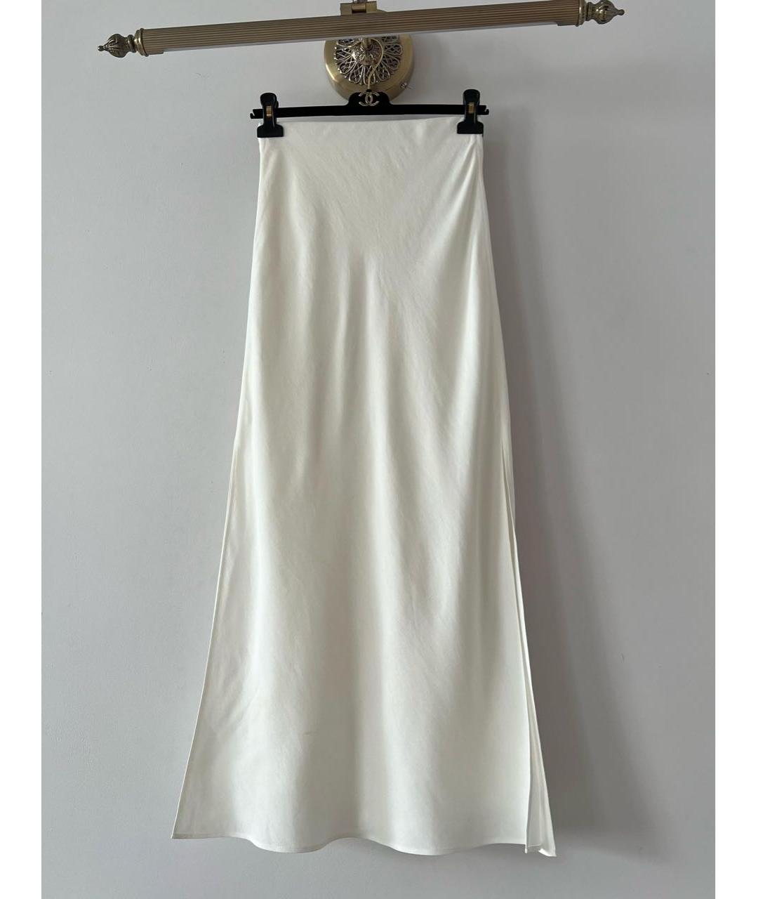 BRUNELLO CUCINELLI Бежевая юбка макси, фото 9
