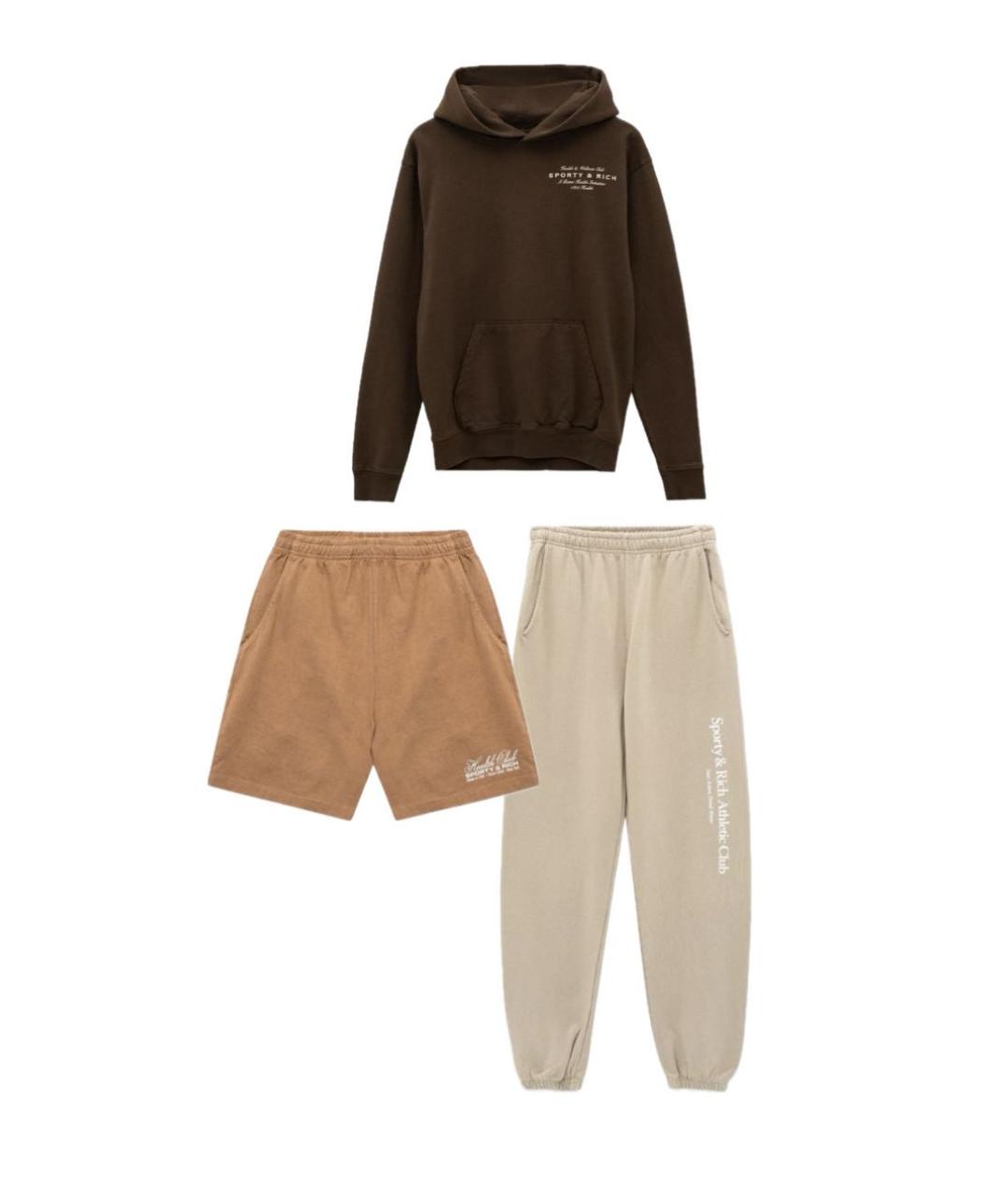 SPORTY AND RICH Хлопковый спортивные костюмы, фото 9