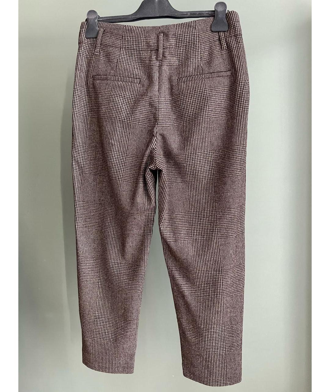 BRUNELLO CUCINELLI Коричневые брюки широкие, фото 2