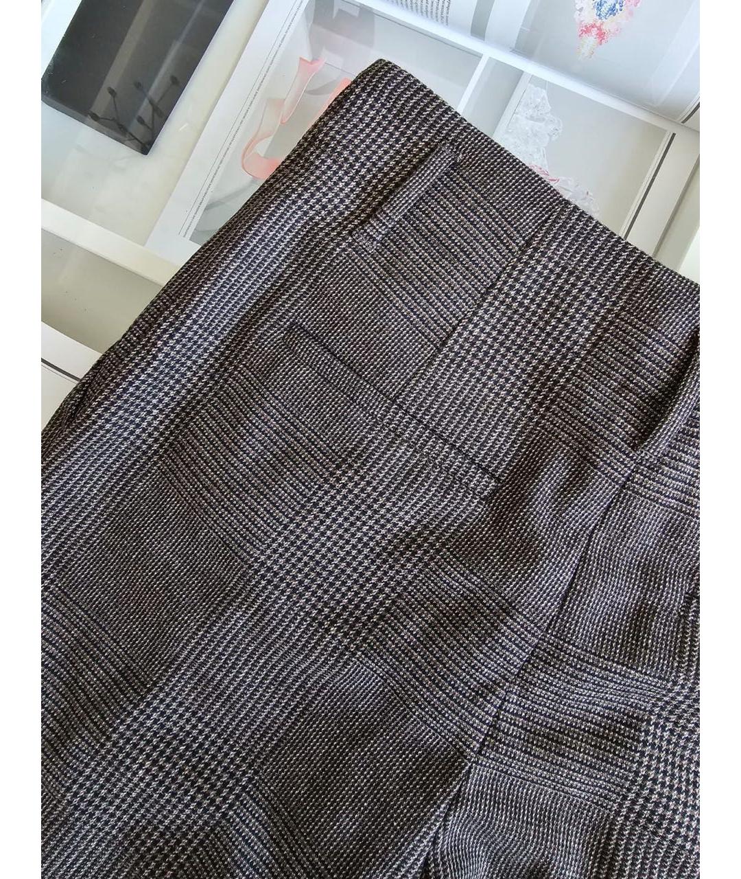 BRUNELLO CUCINELLI Коричневые брюки широкие, фото 5