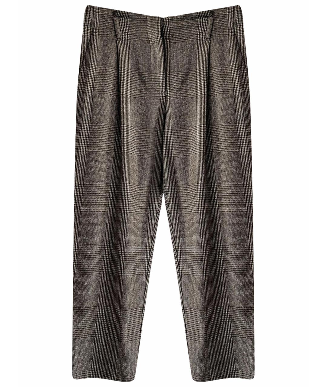 BRUNELLO CUCINELLI Коричневые брюки широкие, фото 1