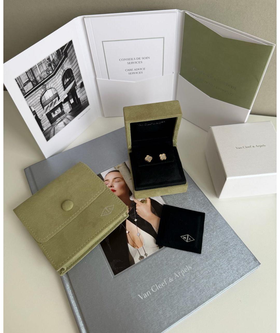 VAN CLEEF & ARPELS Золотые серьги из желтого золота, фото 2