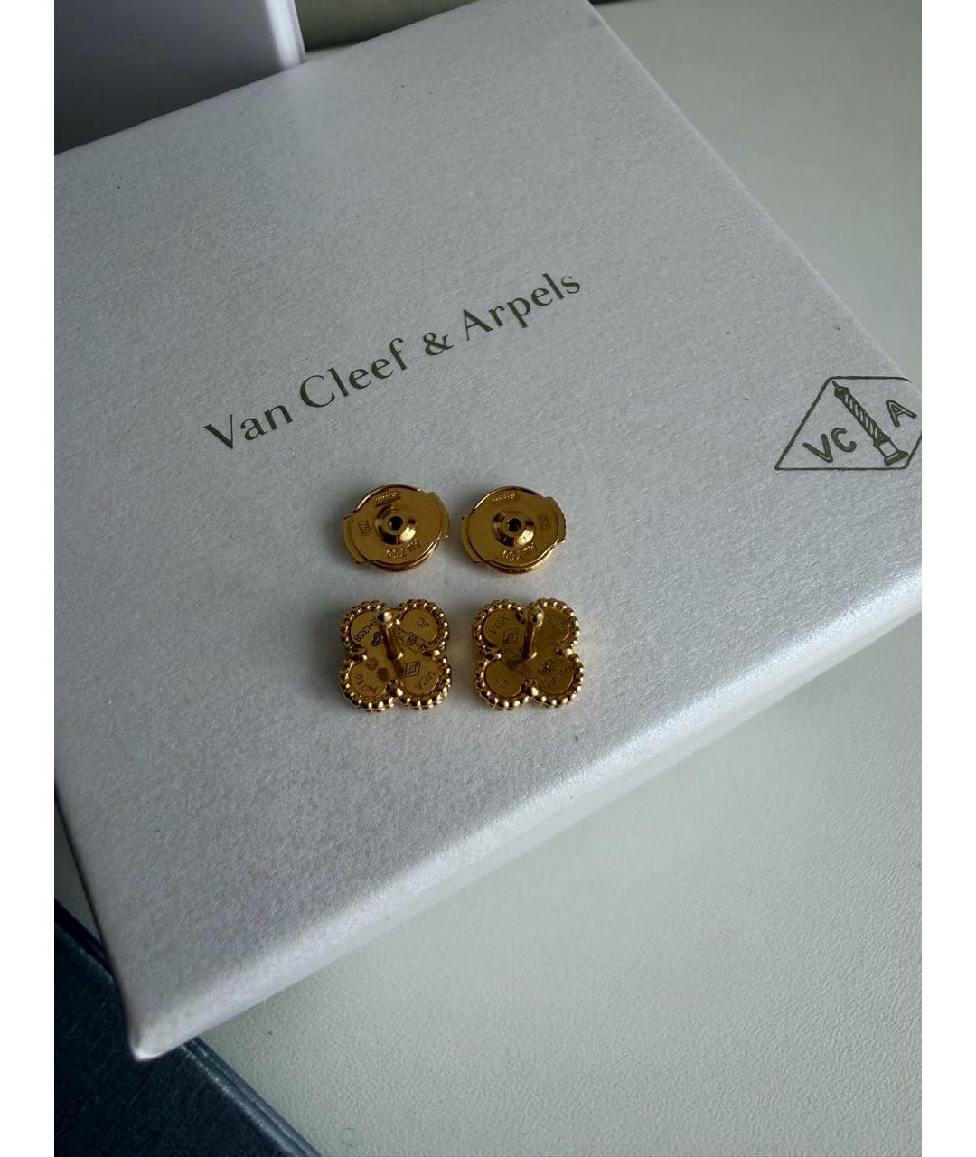 VAN CLEEF & ARPELS Золотые серьги из желтого золота, фото 7