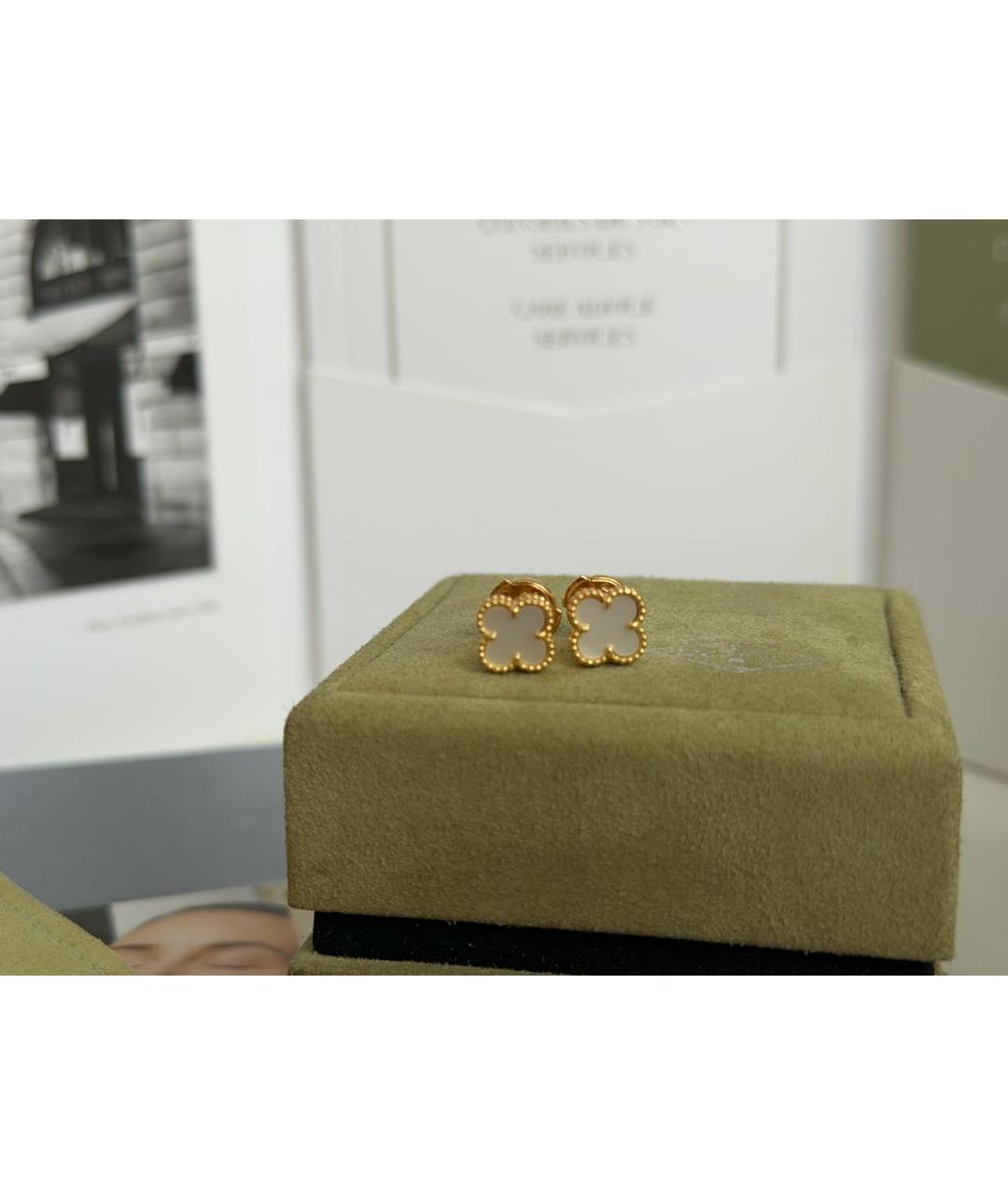 VAN CLEEF & ARPELS Золотые серьги из желтого золота, фото 4