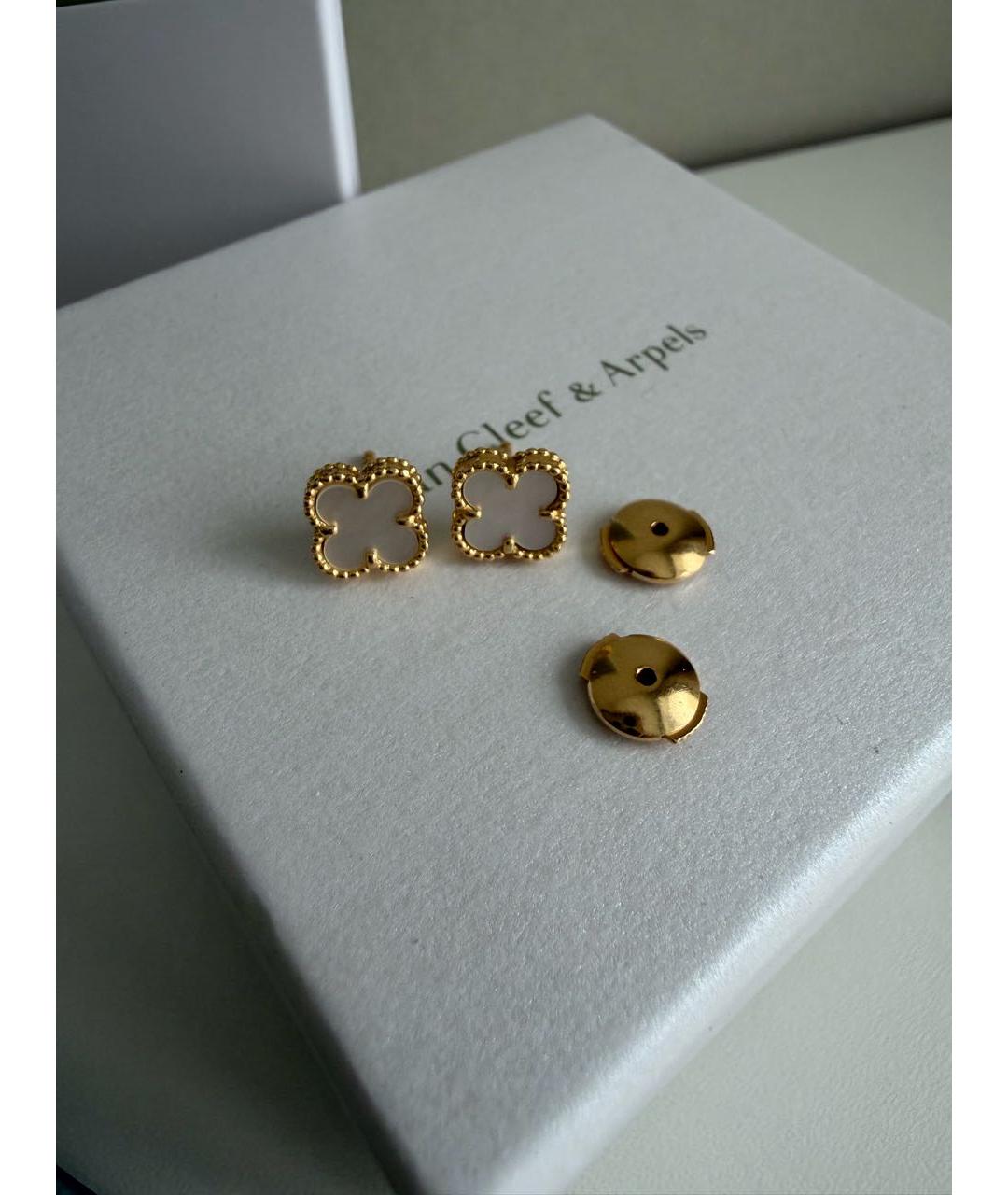 VAN CLEEF & ARPELS Золотые серьги из желтого золота, фото 5