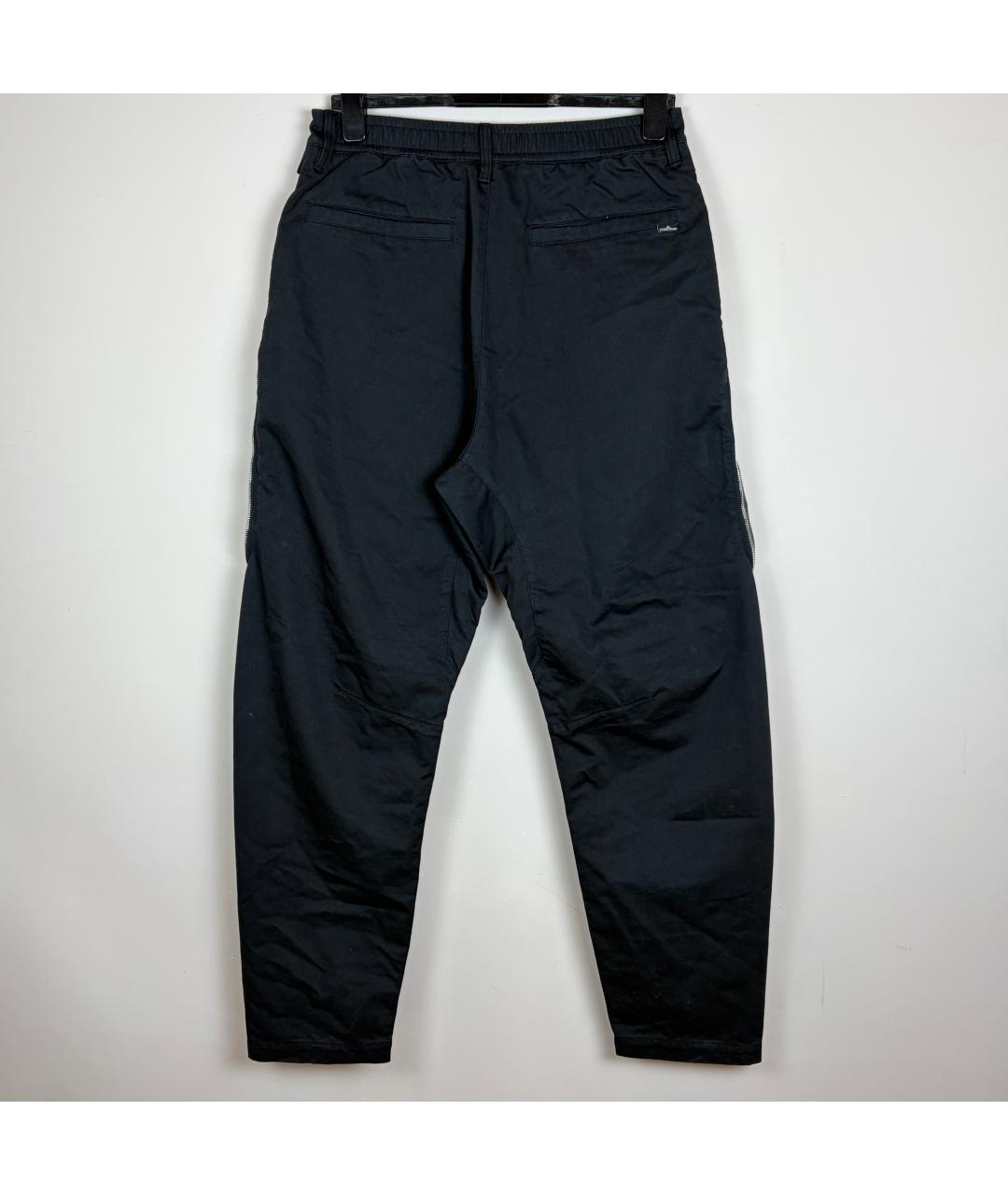 STONE ISLAND SHADOW PROJECT Черные хлопковые классические брюки, фото 2