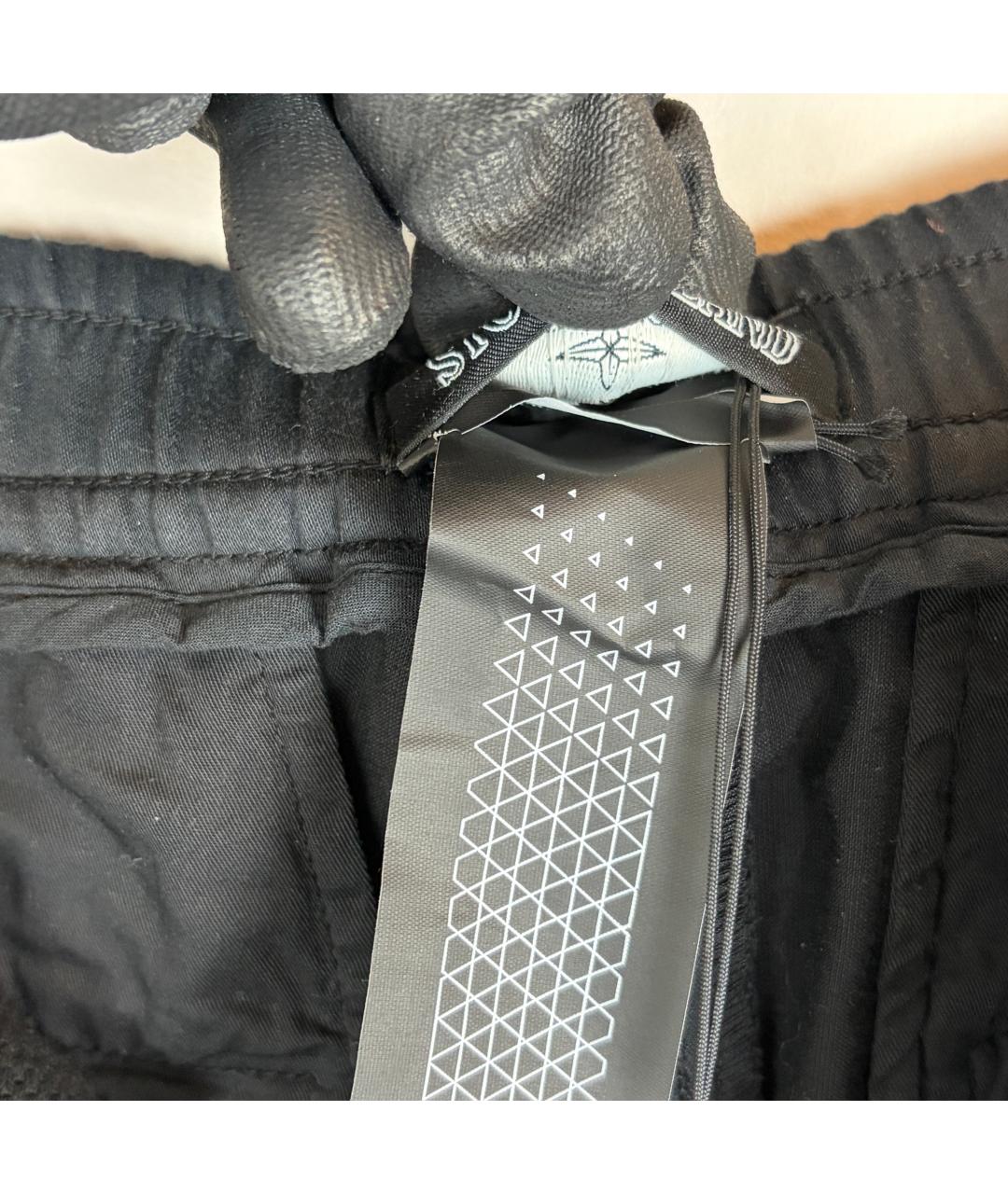 STONE ISLAND SHADOW PROJECT Черные хлопковые классические брюки, фото 7