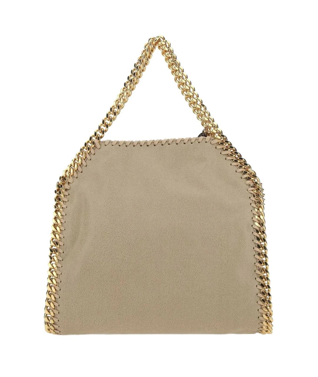 STELLA MCCARTNEY Бежевая сумка через плечо из искусственной кожи, фото 4