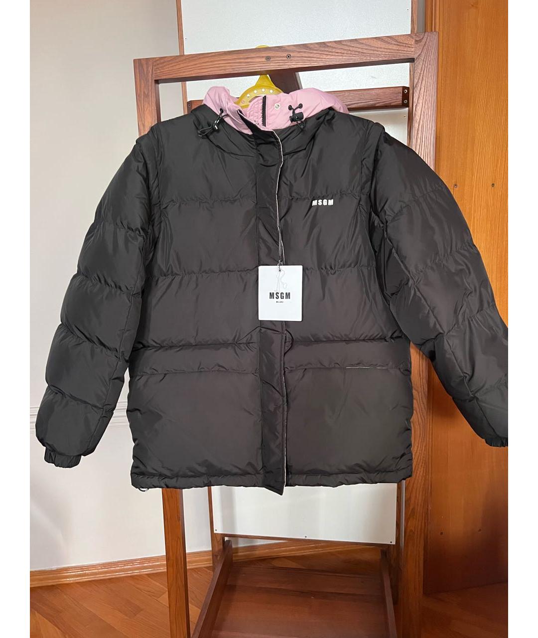 MSGM Черный пуховик, фото 6
