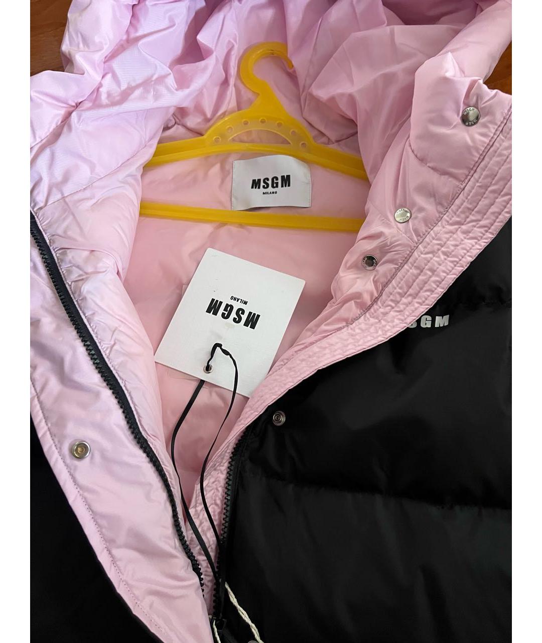 MSGM Черный пуховик, фото 4