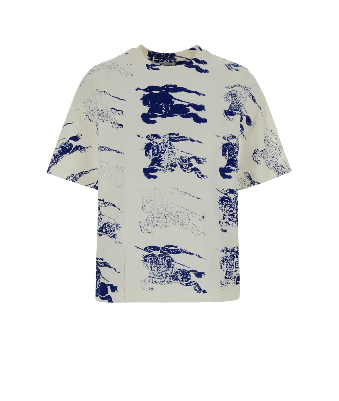 BURBERRY Мульти хлопковая футболка, фото 1