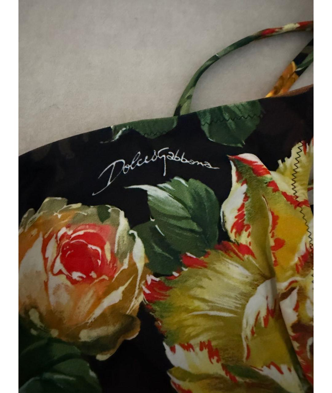 DOLCE&GABBANA Мульти полиамидовый купальник, фото 2
