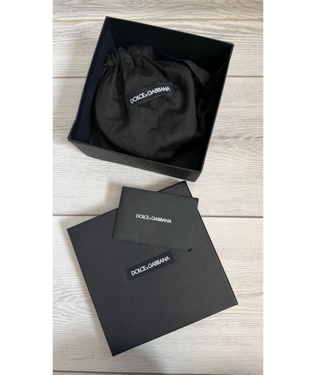 DOLCE&GABBANA Черный кожаный ремень, фото 6