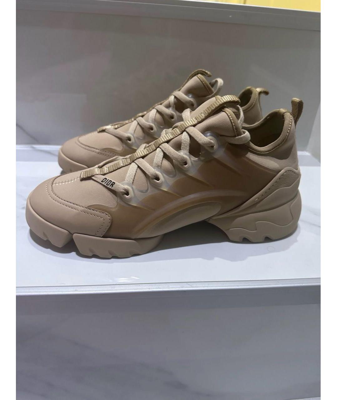 CHRISTIAN DIOR Бежевые кроссовки, фото 4