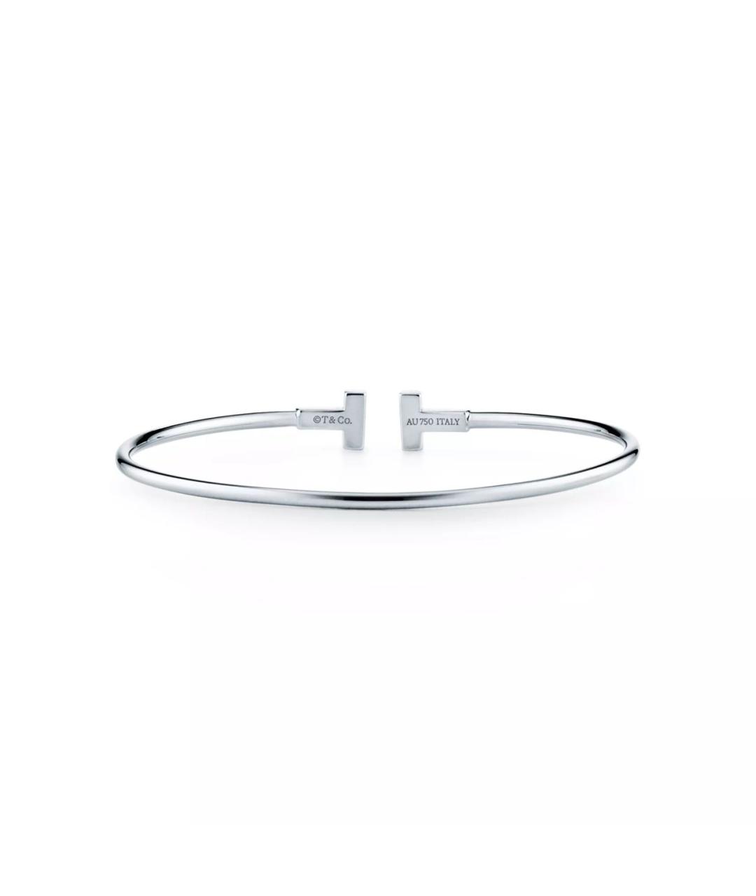TIFFANY&CO Серебрянный браслет из белого золота, фото 4