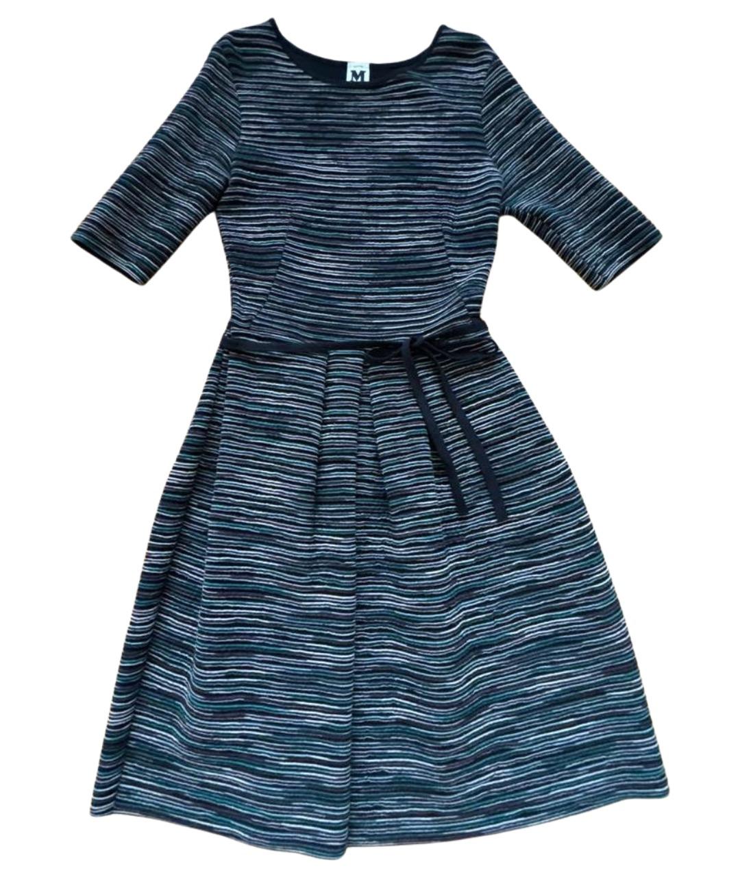 M MISSONI Серое шерстяное повседневное платье, фото 1