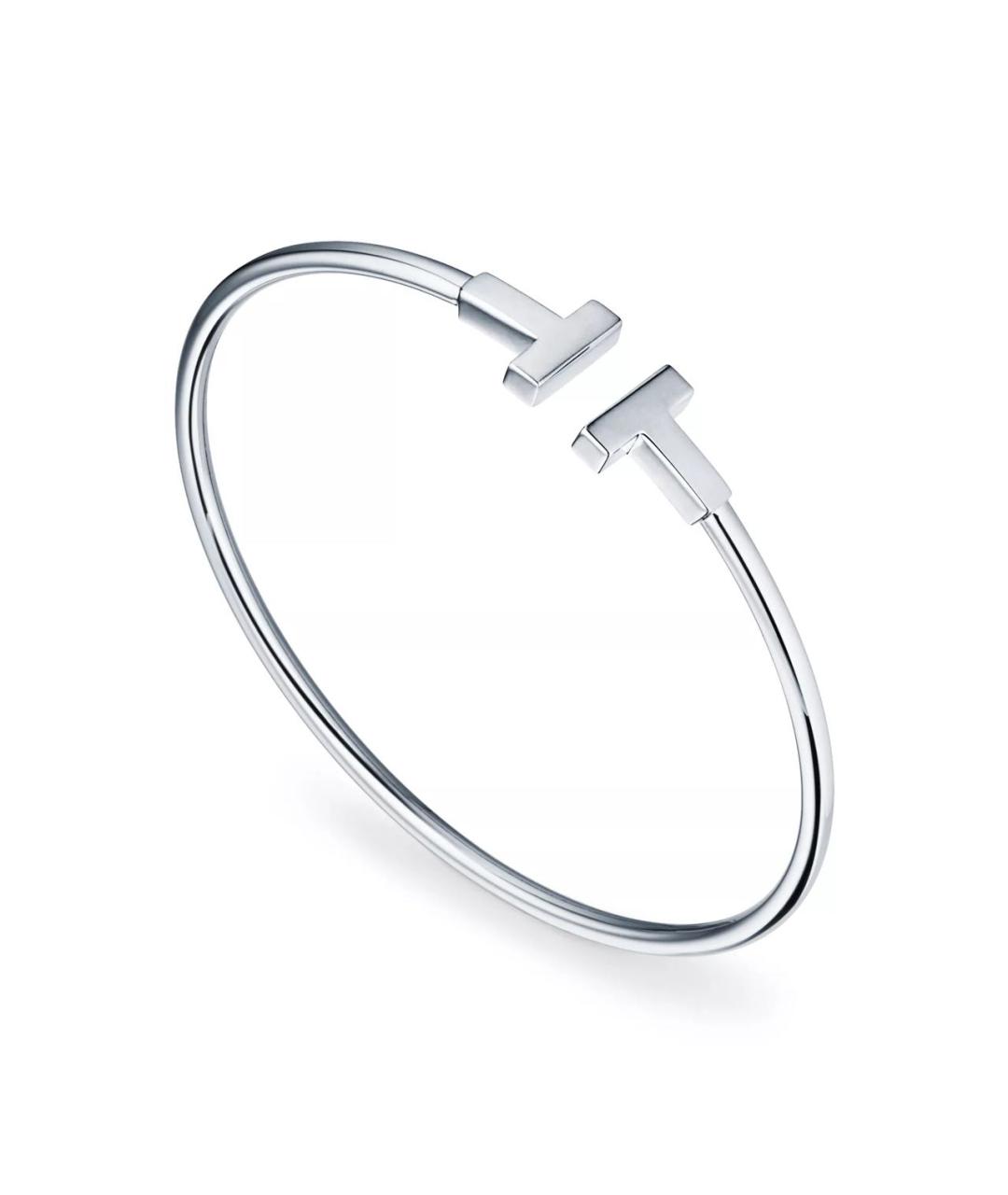 TIFFANY&CO Серебрянный браслет из белого золота, фото 3