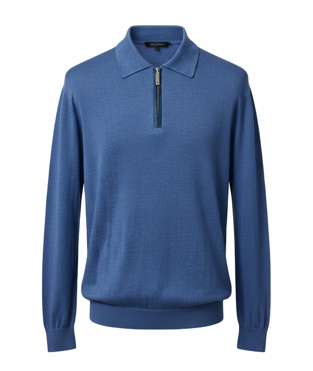 STEFANO RICCI Голубой кашемировый джемпер / свитер, фото 1