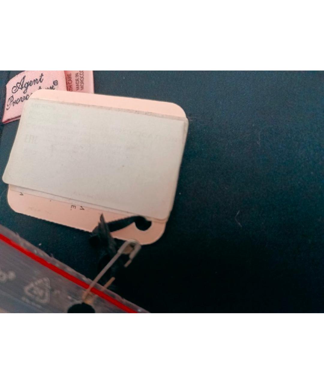 AGENT PROVOCATEUR Черный атласный корсет, фото 8