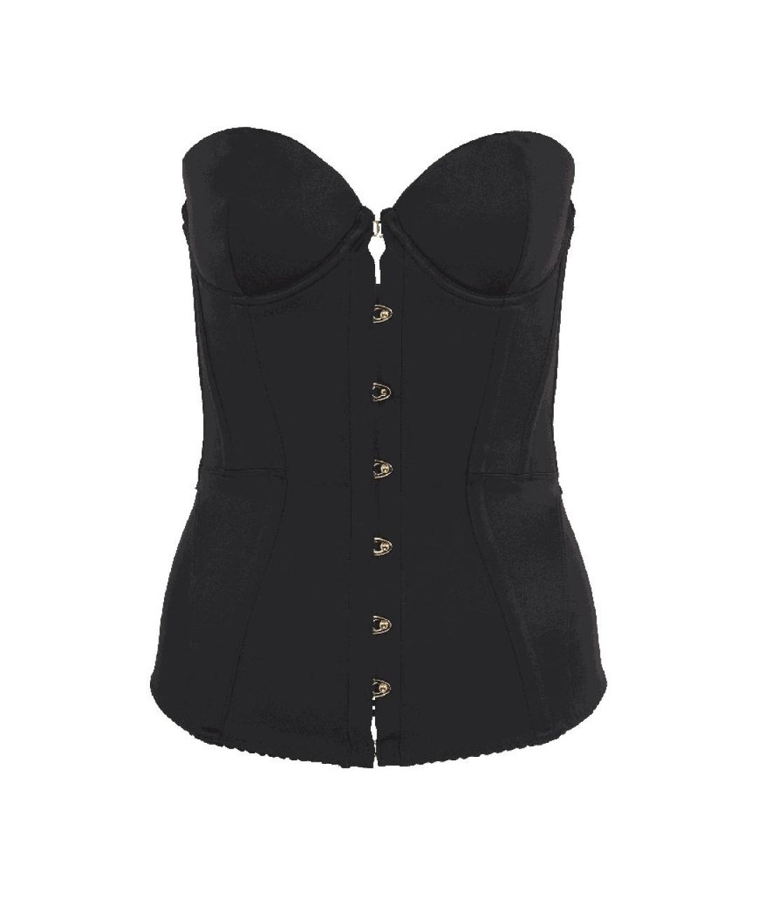 AGENT PROVOCATEUR Черный атласный корсет, фото 9