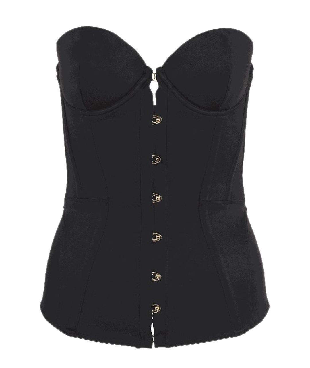 AGENT PROVOCATEUR Черный атласный корсет, фото 1