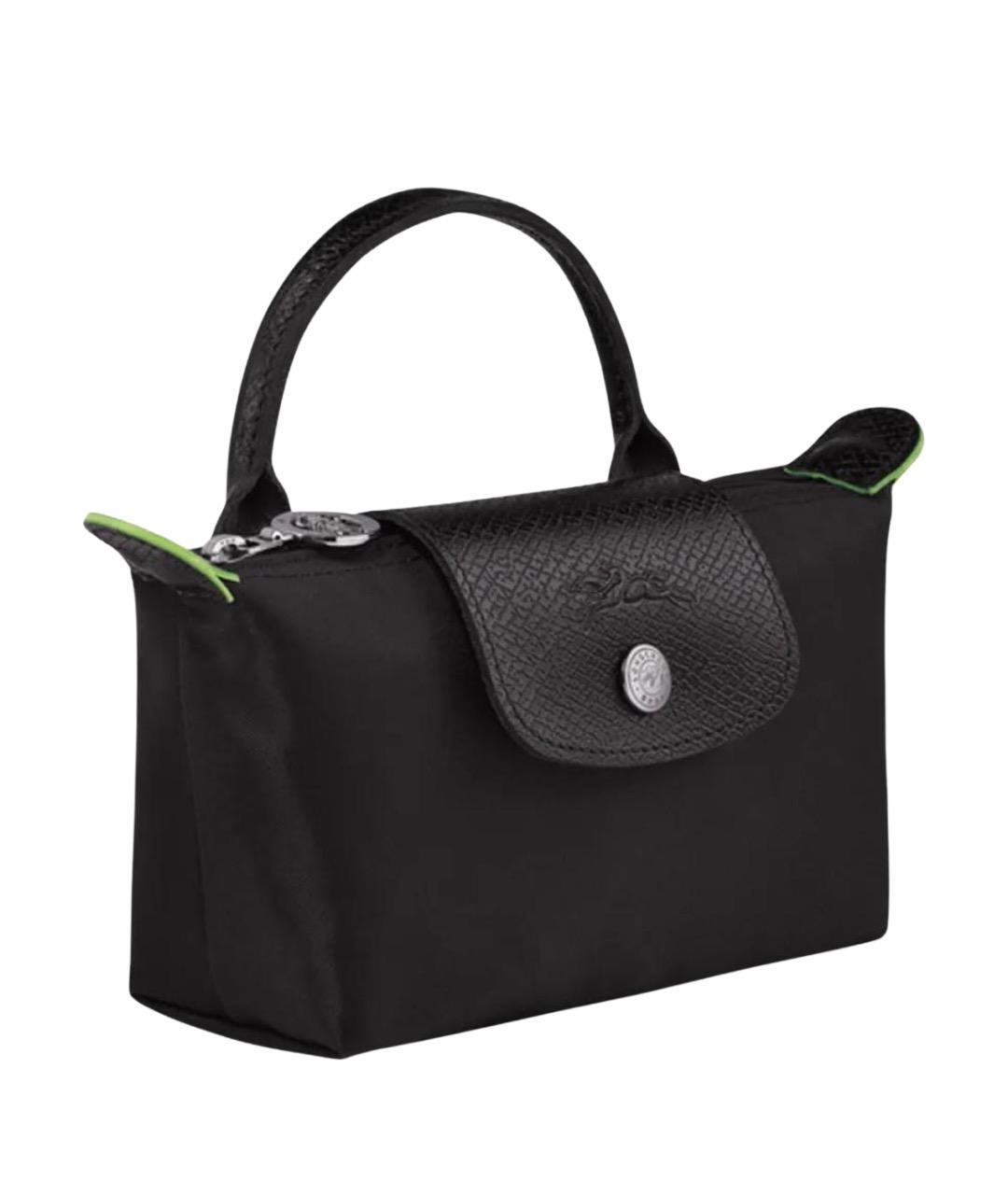 LONGCHAMP Черная сумка с короткими ручками, фото 1