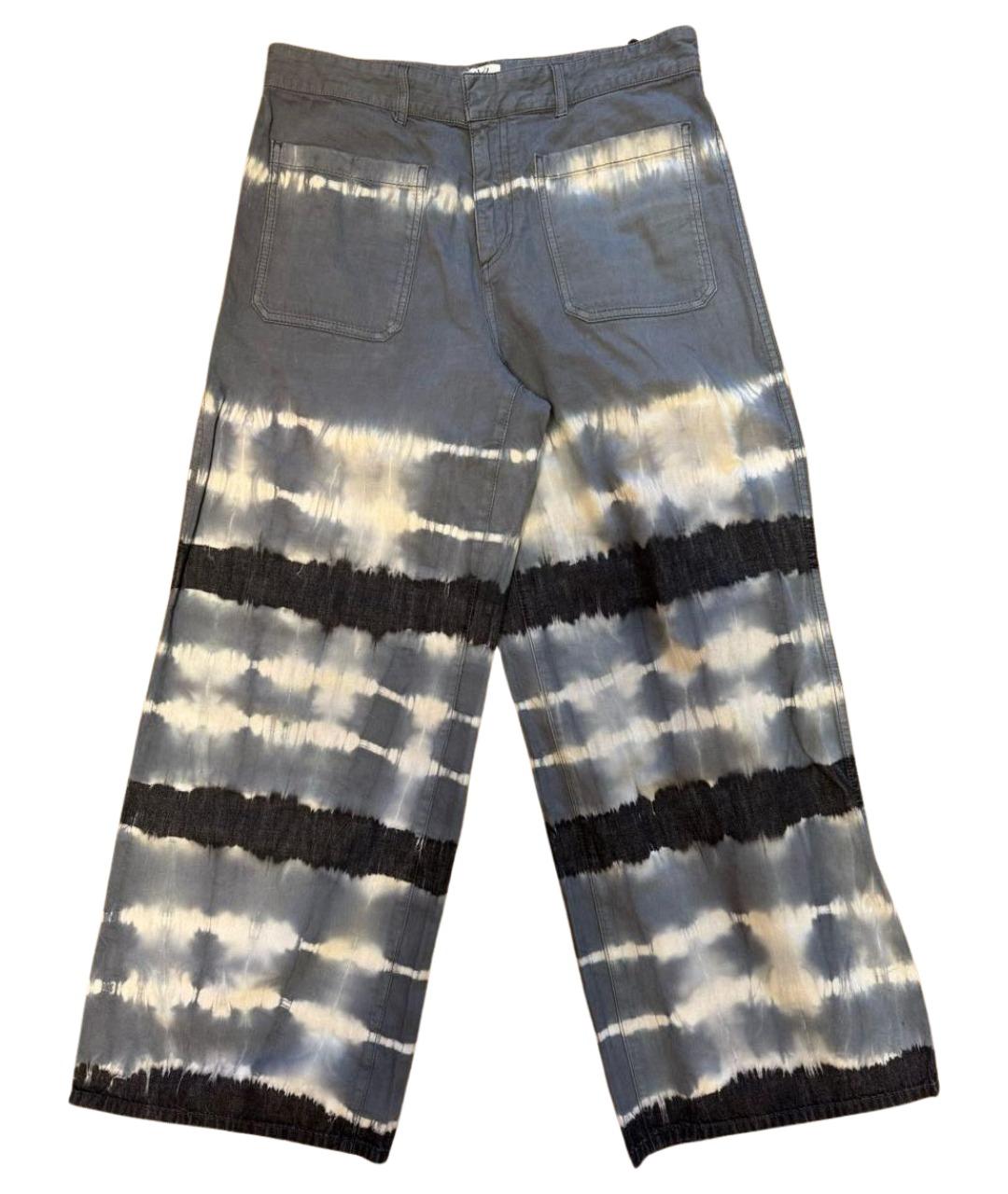 CHRISTIAN DIOR Синие хлопковые прямые джинсы, фото 1