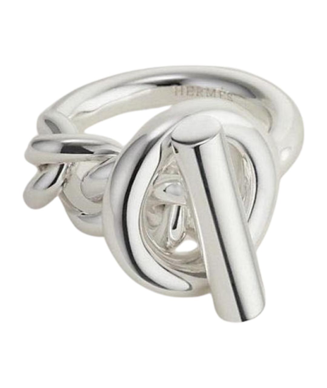 HERMES Серебряное серебряное кольцо, фото 1