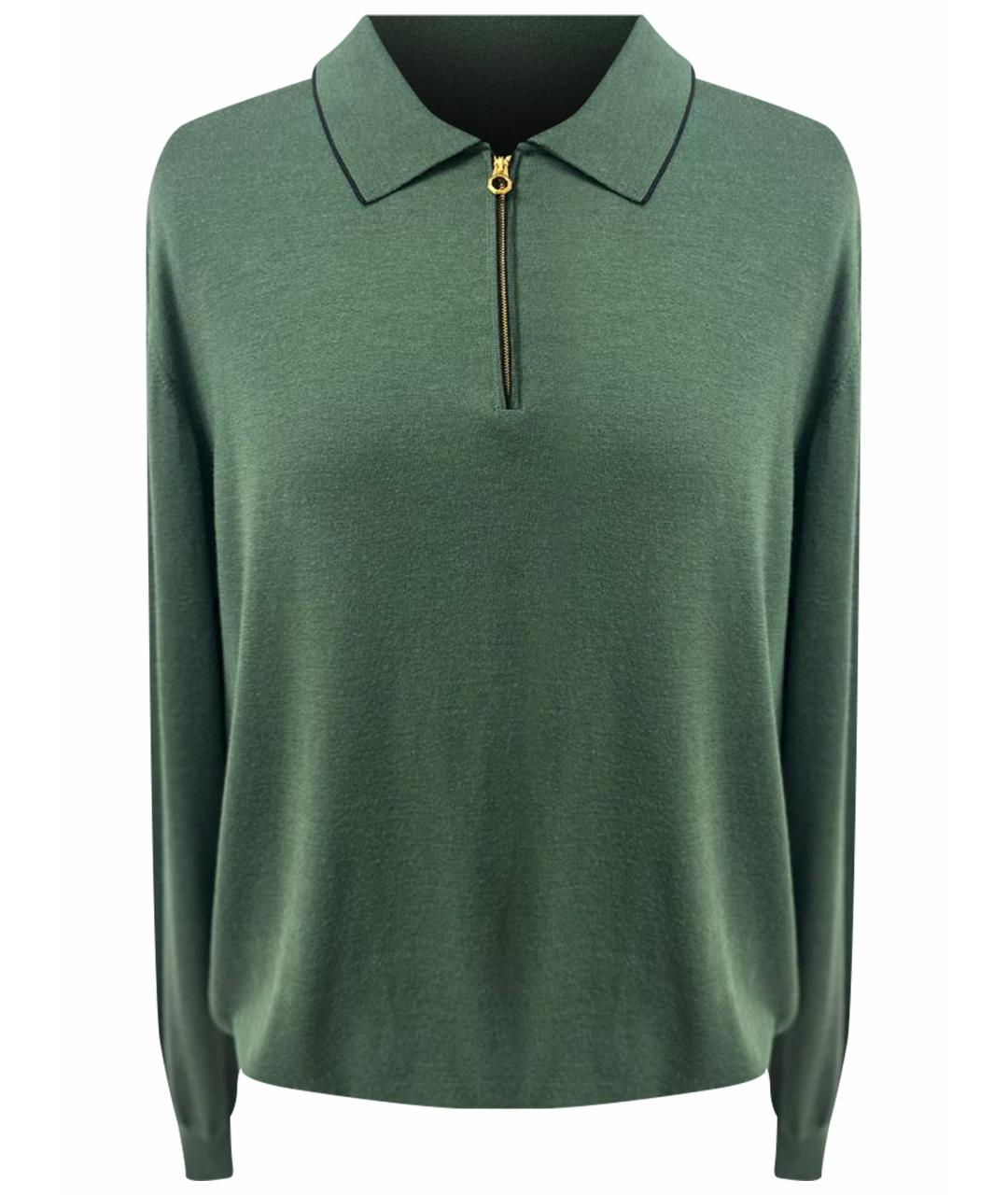 STEFANO RICCI Зеленый кашемировый джемпер / свитер, фото 1