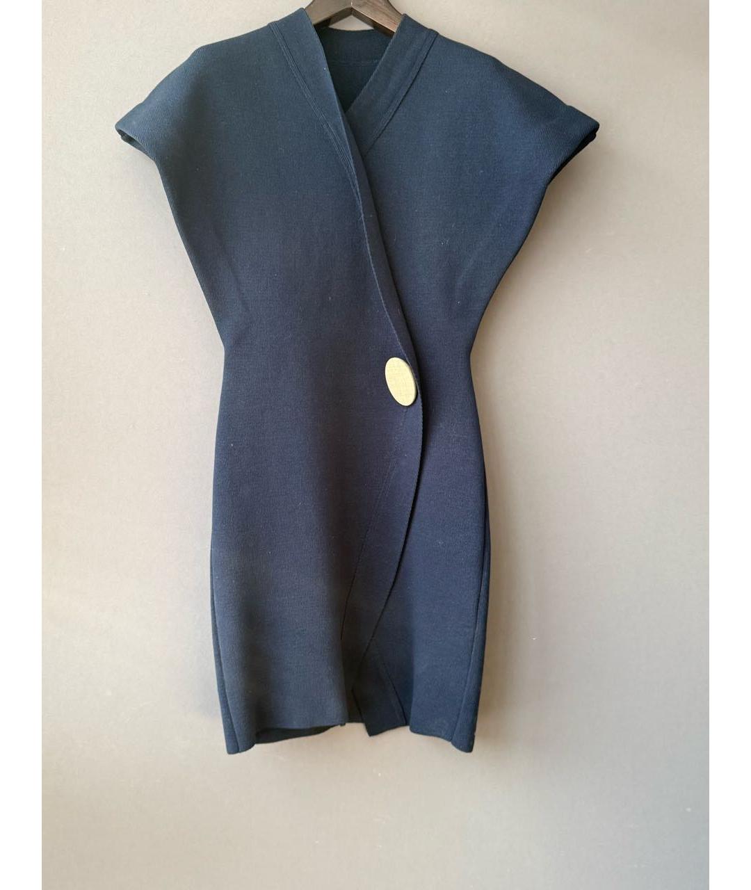 JACQUEMUS Темно-синее повседневное платье, фото 4