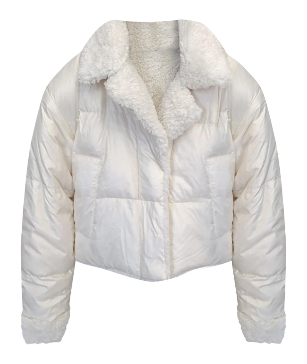 MICHAEL KORS Бежевый полиэстеровый пуховик, фото 1