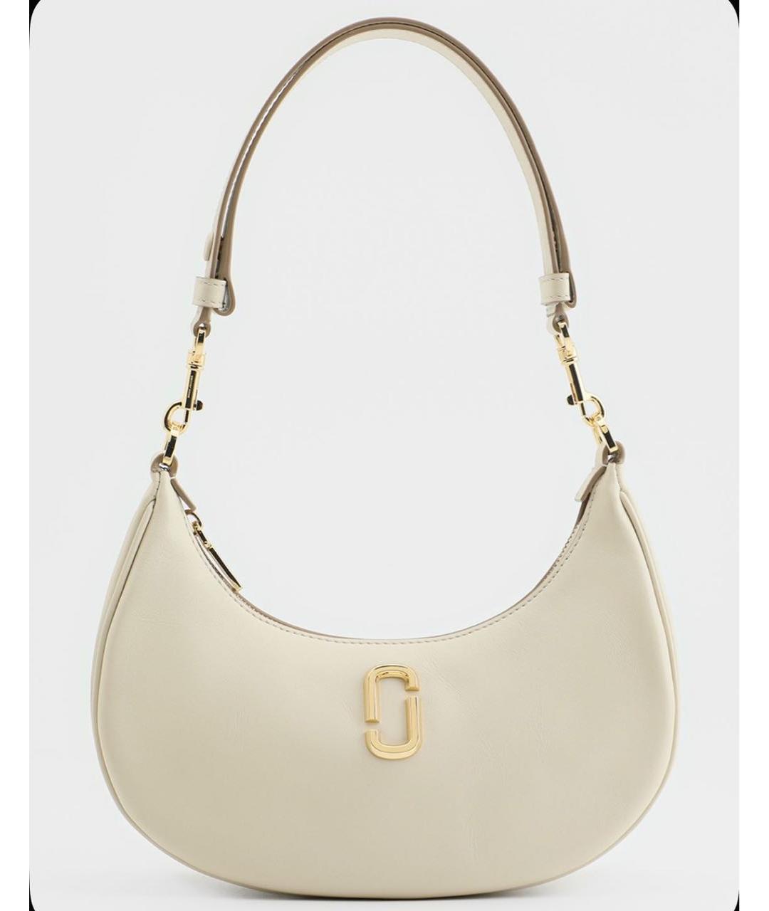 MARC JACOBS Бежевая кожаная сумка через плечо, фото 6