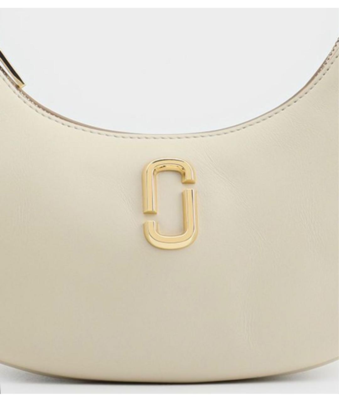 MARC JACOBS Бежевая кожаная сумка через плечо, фото 4