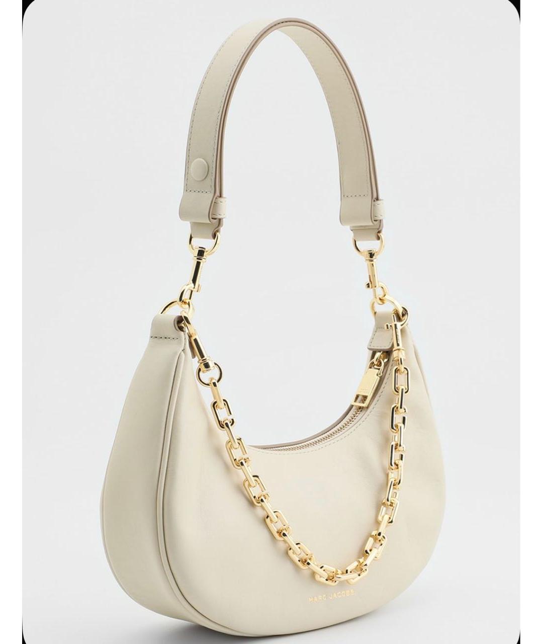 MARC JACOBS Бежевая кожаная сумка через плечо, фото 2