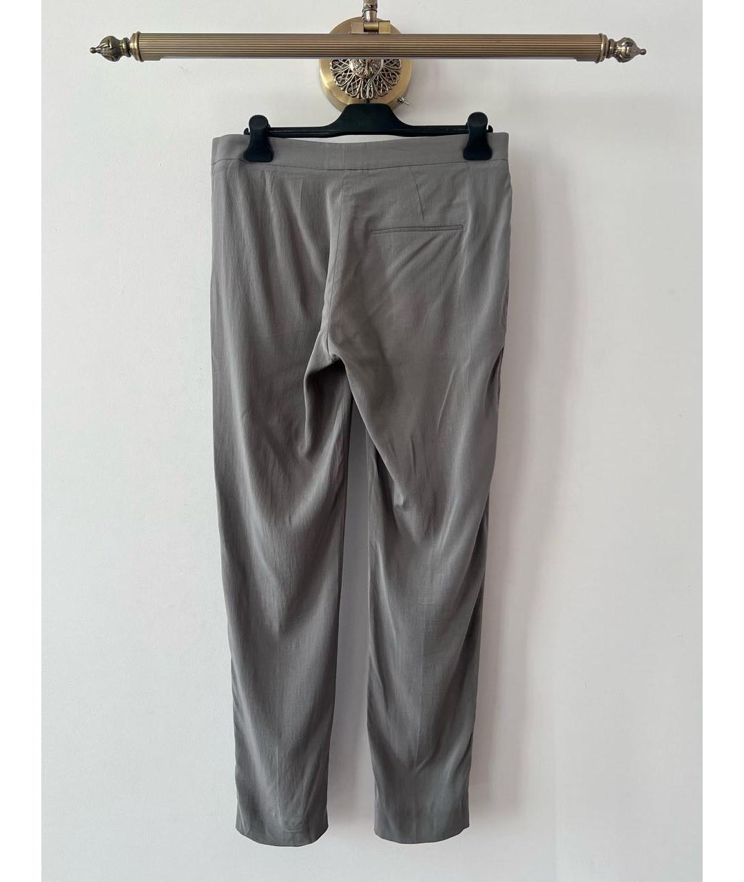 BRUNELLO CUCINELLI Серые брюки узкие, фото 2