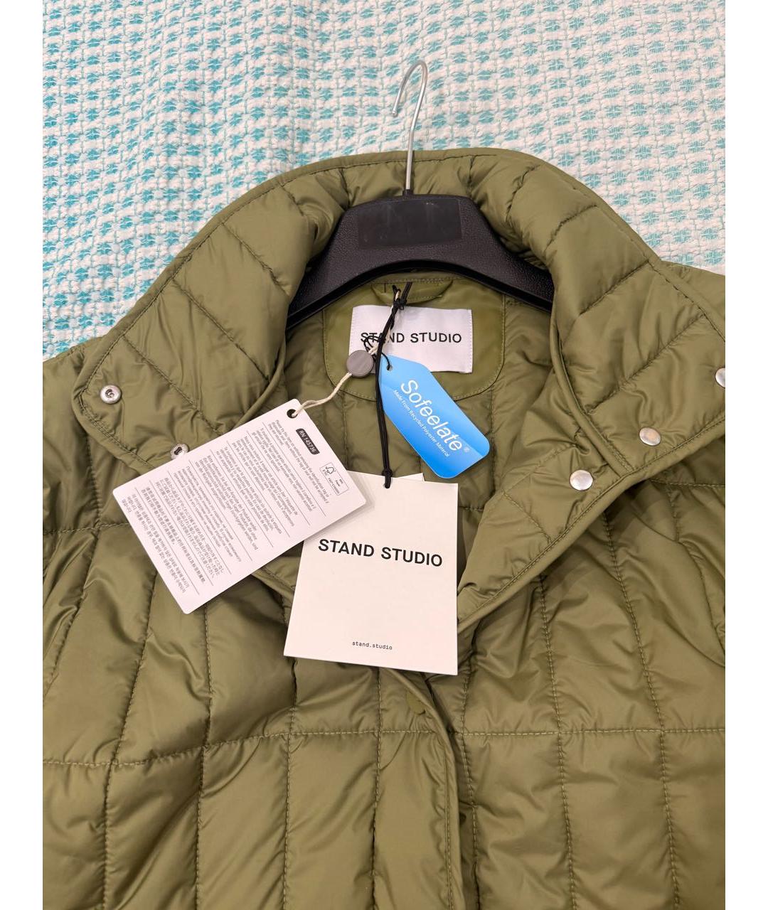 STAND Хаки полиэстеровая куртка, фото 3