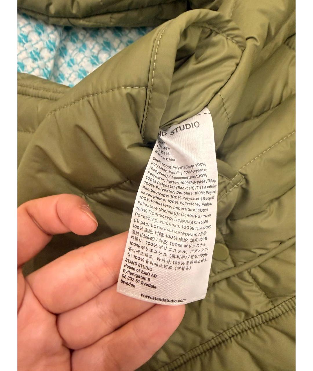 STAND Хаки полиэстеровая куртка, фото 5