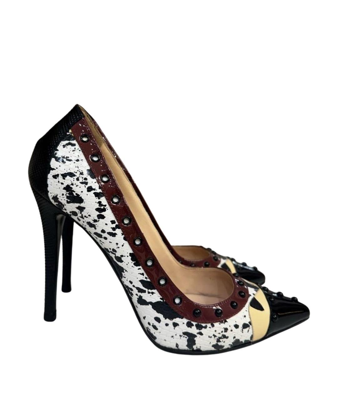 FENDI Мульти кожаные туфли, фото 1