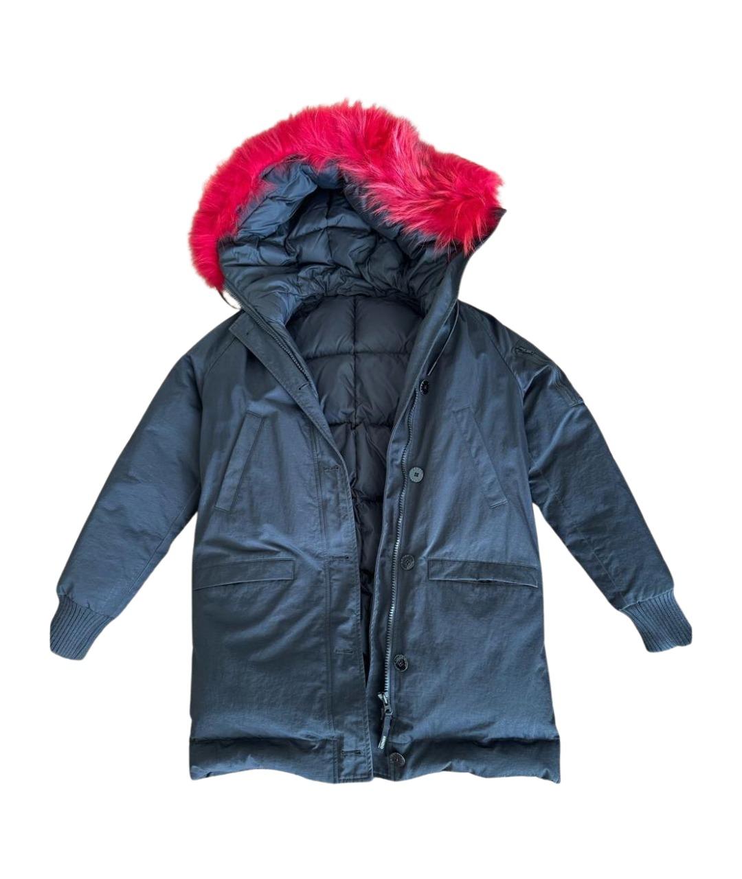 KENZO Черный пуховик, фото 1