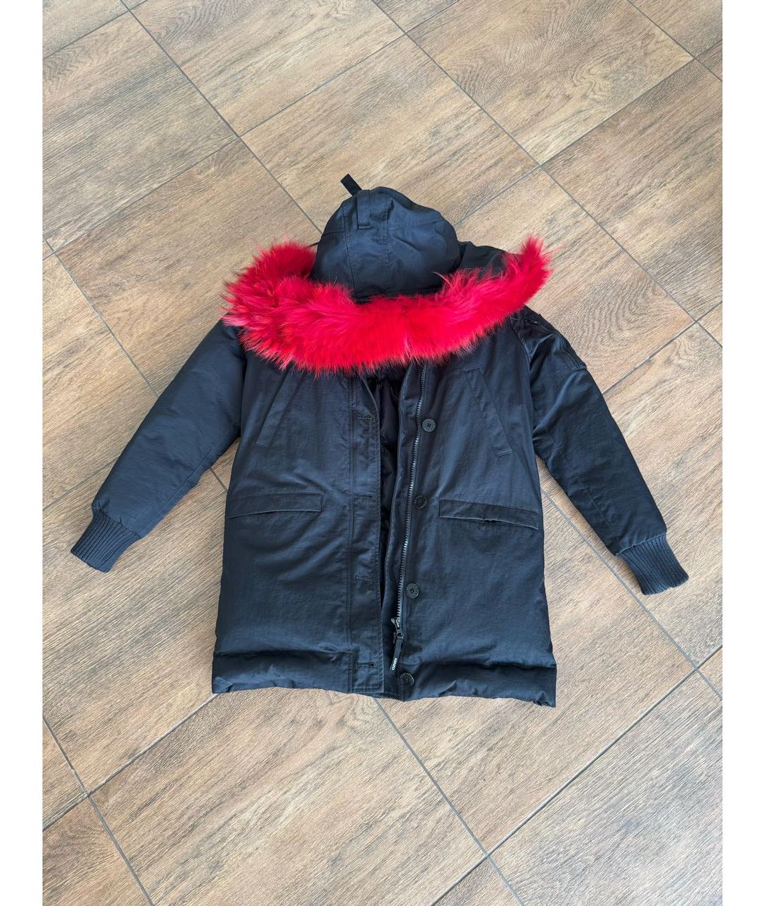 KENZO Черный пуховик, фото 2