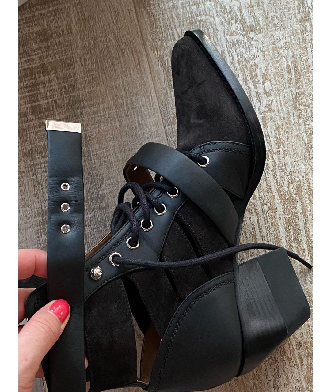 CHLOE Коричневые замшевые ботильоны, фото 5