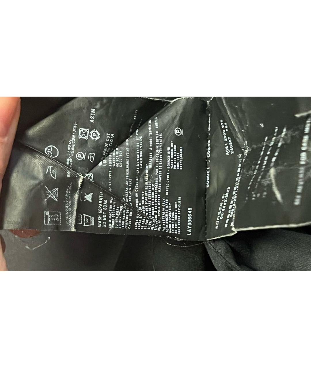 PRADA Черная хлопко-эластановая рубашка, фото 7