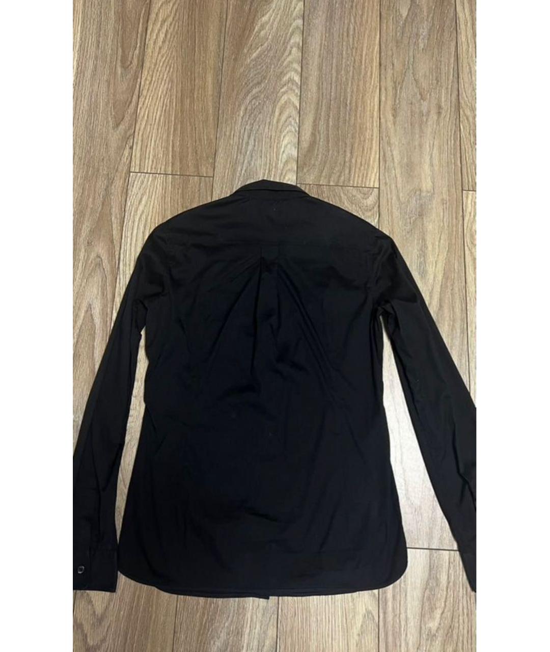 PRADA Черная хлопко-эластановая рубашка, фото 2